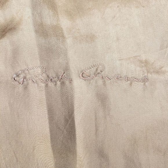 Rick Owens Calf Leather Asymmetrical Zip Jacket in Tan Honey Size 4 - Picture 16 of 16